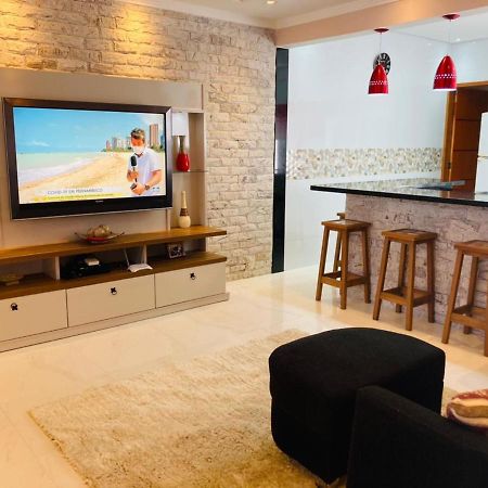 Casa Moderna: Beachfront Retreat with Heated Pool and Gourmet Area Praia Grande  Exterior photo